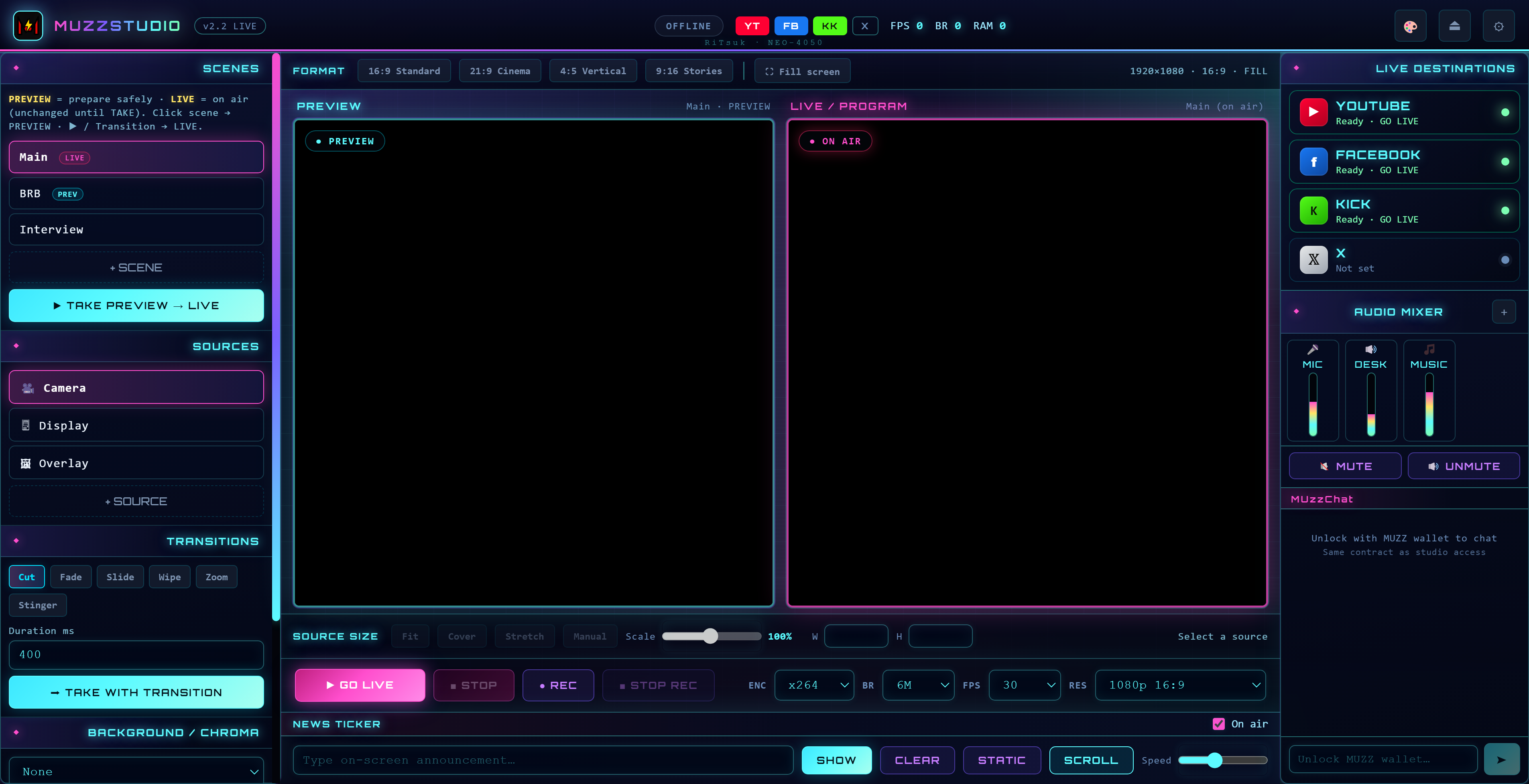 Real MuzzStudio RiTsuk Neo-4050 cyberpunk theme